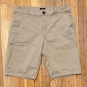 O'Neill Men's Khaki Flat Front Shorts 11” inseam